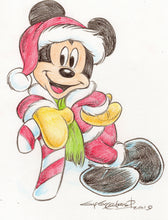 Load image into Gallery viewer, Mickey Mouse Christmas - Guy Gilchrist Original
