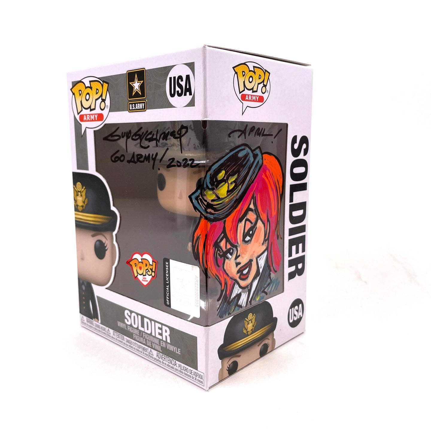 Guy Gilchrist Sketched & Signed Army Soldier Funko Pop 494