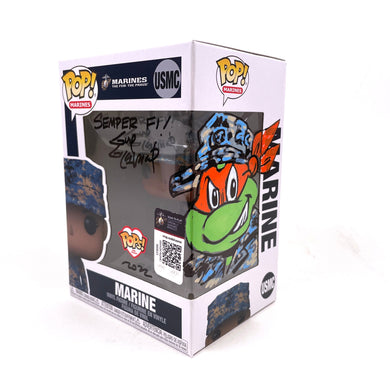 Guy Gilchrist Sketched & Signed Marine Funko Pop 512