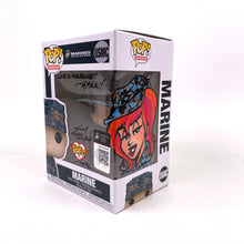 Load image into Gallery viewer, Guy Gilchrist Sketched &amp; Signed Marine Funko Pop 518