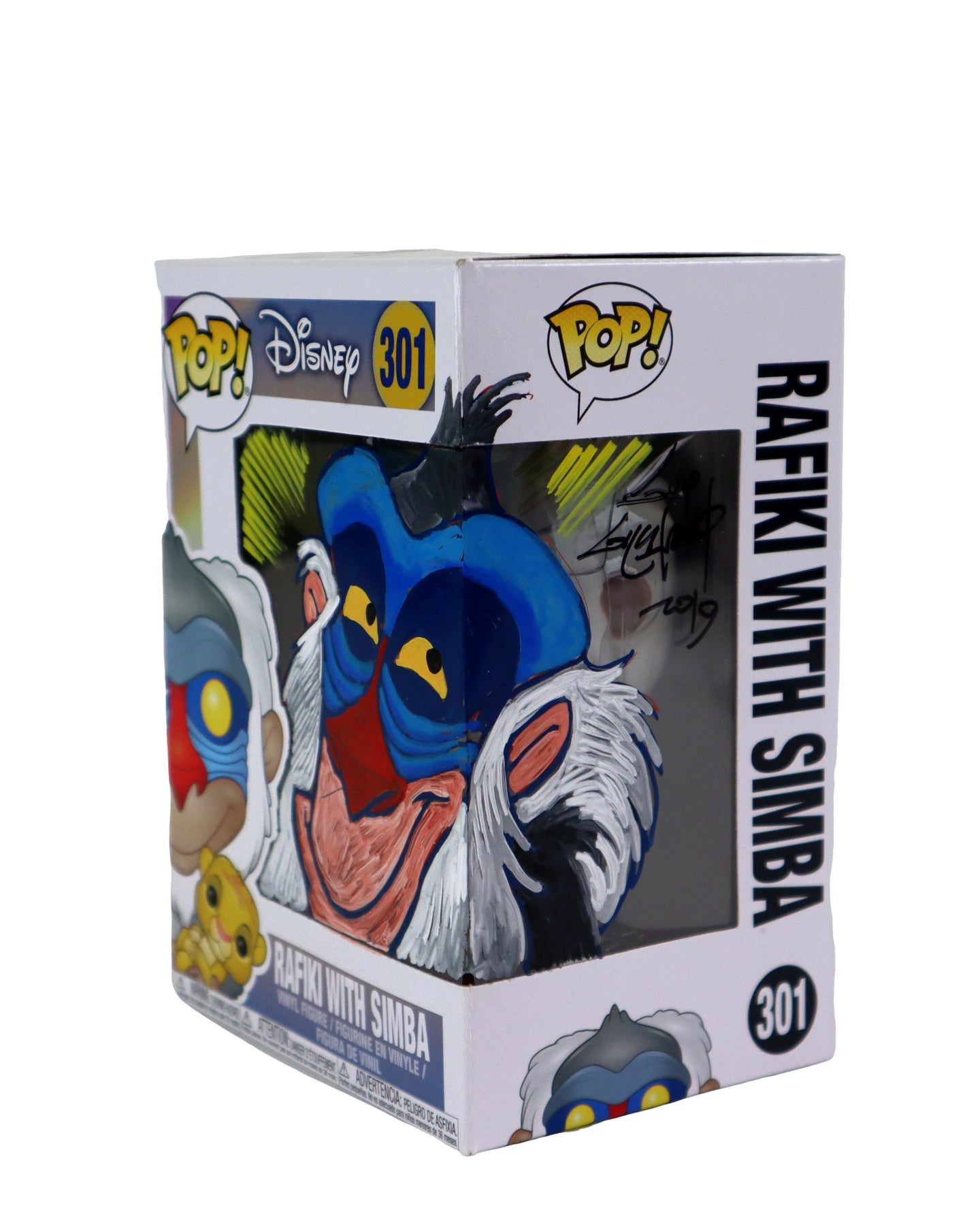 Disney Rafiki With Simba Remark Funko POP #301- Signed by Guy Gilchrist