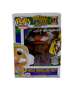 Fraggle Rock 35 Years Remark Funko POP Uncle Travelling Matt #571- Signed by Guy Gilchrist
