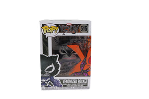Marvel Venom Funko POP Venomized Rocket #515 - Signed by Guy Gilchrist