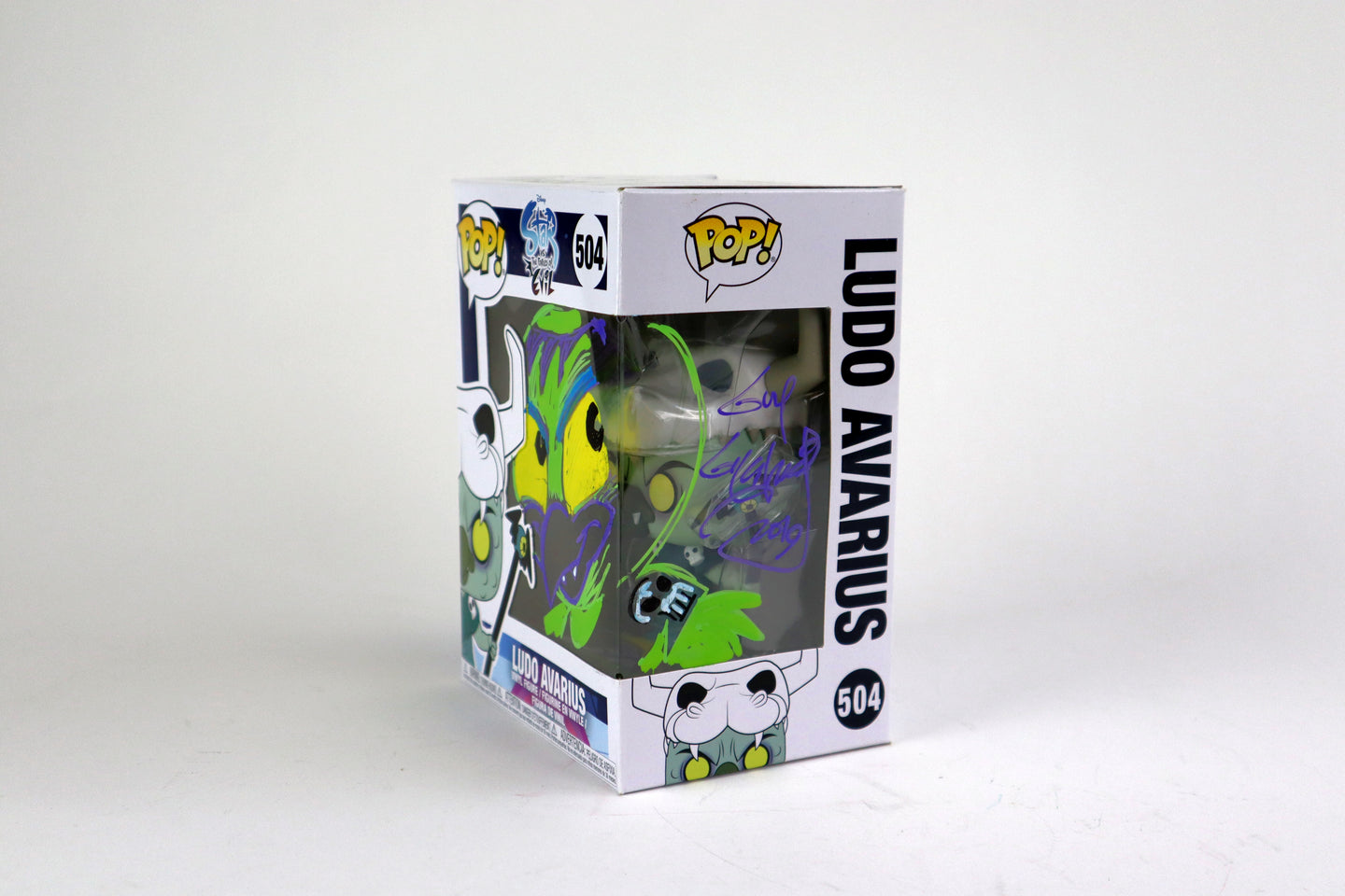 Disney Star vs The Forces of Evil Remark Funko POP Ludo Avarius #504 - Signed by Guy Gilchrist