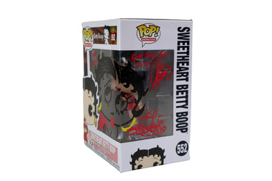 Betty Boop Remark Funko POP Sweetheart  Betty Boop #552- Signed by Guy Gilchrist