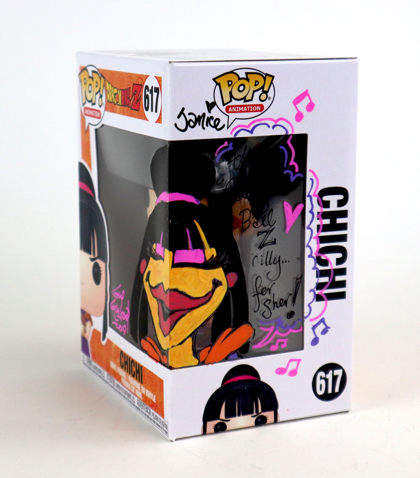 Chichi Remark Funko POP Dragon Ball Z Chi #617- Signed by Guy Gilchrist