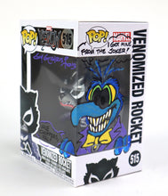 Load image into Gallery viewer, Venom &quot;Venomized Rocket&quot; Remark Funko POP #515- Signed by Guy Gilchrist