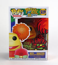 Load image into Gallery viewer, Fraggle Rock &quot;Red with Doozer&quot; Remark Funko POP #519- Signed by Guy Gilchrist