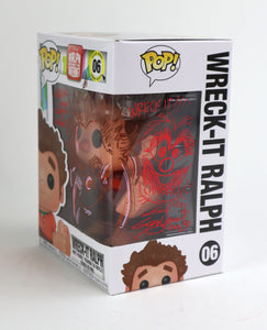 Ralph breaks the internet "Wreck-It Ralph" Remark Funko POP #06- Signed by Guy Gilchrist