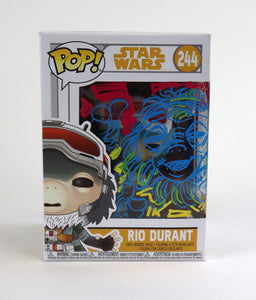 StarWars "Rio Durant"  Remark Funko POP #244- Signed by Guy Gilchrist