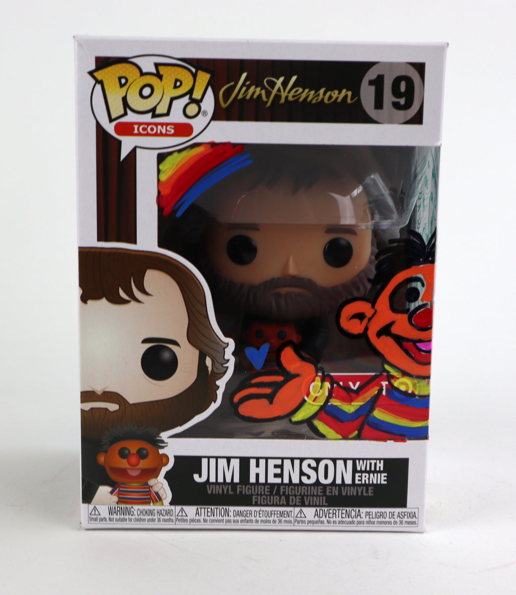 Jim Henson with Ernie Remark Funko POP #19 - Signed by Guy Gilchrist ...