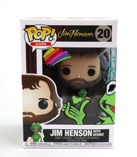 Load image into Gallery viewer, Jim Henson with Kermit Remark Funko POP #20  - Signed by Guy Gilchrist