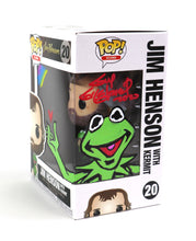 Load image into Gallery viewer, Jim Henson with Kermit Remark Funko POP #20  - Signed by Guy Gilchrist