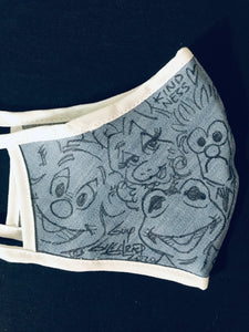(Pre-Order) The Muppets Custom Mask Signed and Sketched by Guy Gilchrist