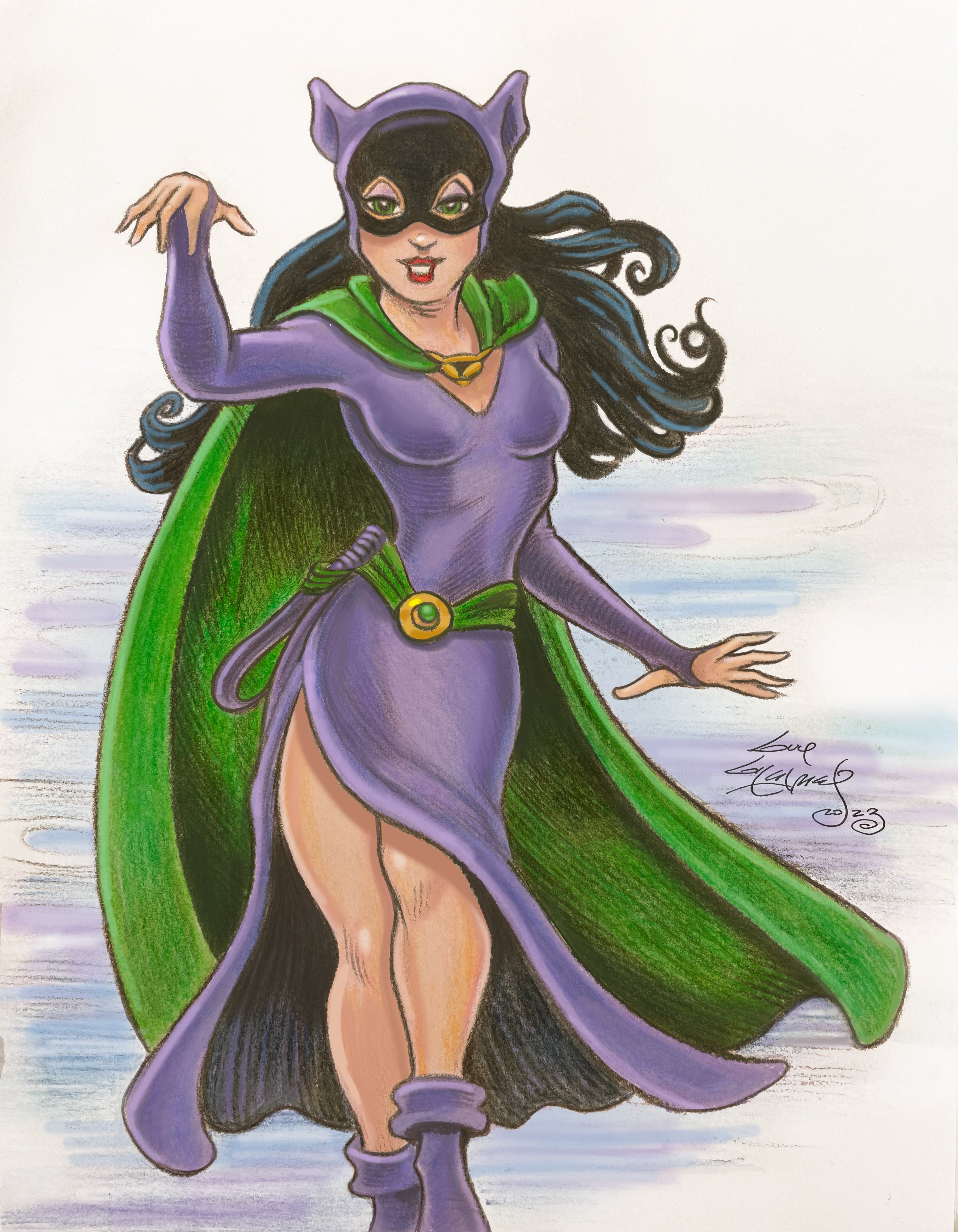 fitted lace wedding dress Catwoman Art Print - Created by Guy Gilchrist – Guy Gilchrist | Official  Website | Autograph Funko POP