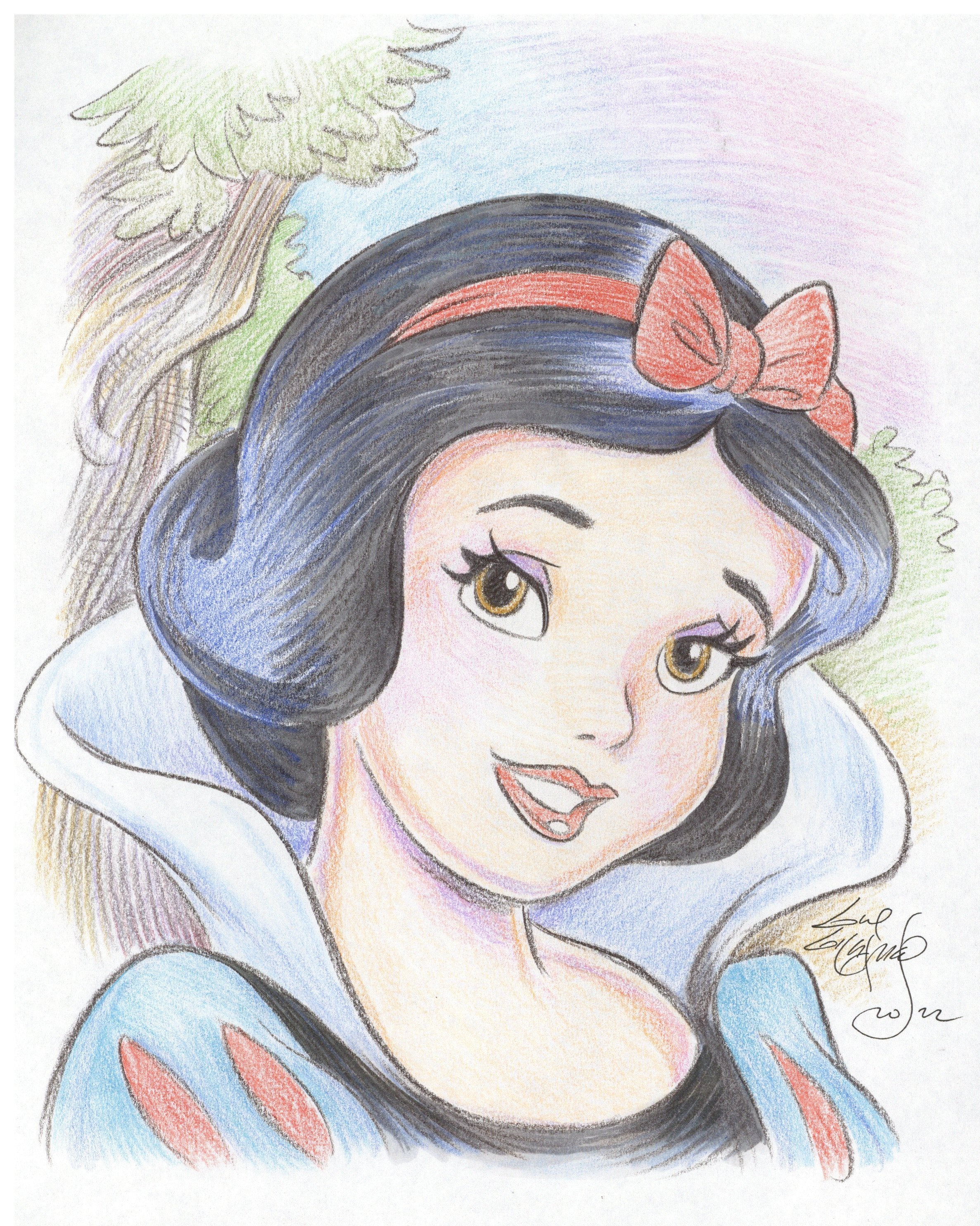 Snow White Sketch by Mickeyminnie on DeviantArt