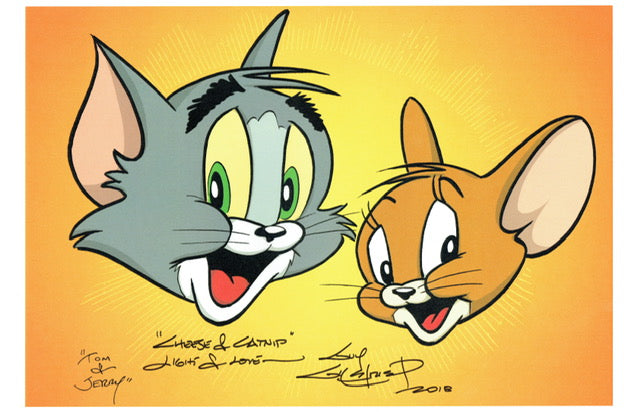 Tom and Jerry 8.5x11 Art Print - Created by Guy Gilchrist