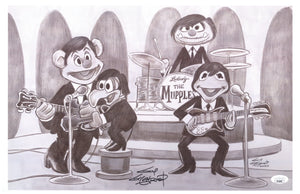 The Mupples 11x17 Art Print - Created by & Signed by Guy Gilchrist - Includes JSA COA